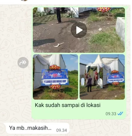 Pengiriman Karangan Bunga Cilangkahan Malingping